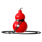 OTE Stainless Steel Gourd Bottle, Metal Gourd Water Bottle with Shoulder Strap, Portable and Durable Gourd Sports Water Bottle for Gym, Travel and Daily Use, 300ML