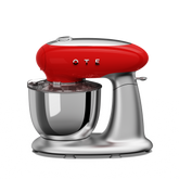 OTE 6 in 1 Multifunctional Stand Mixer with 8.5 Quart Stainless Steel Bowl, Tilt-Head Meat Grinder, Juice Blender, Vegetable Slicer, Pasta and Cookie Maker