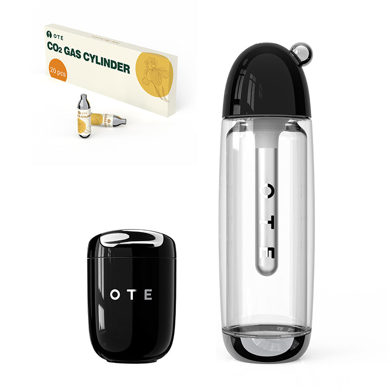 OTE Vacuum Insulated Travel Coffee Mug, Double-wall Stainless Steel Travel Tumbler With Drinking Lid, 12.31oz/7.74oz (350/220ml)