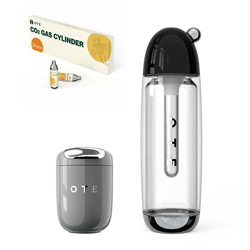 OTE Vacuum Insulated Travel Coffee Mug, Double-wall Stainless Steel Travel Tumbler With Drinking Lid, 12.31oz/7.74oz (350/220ml)