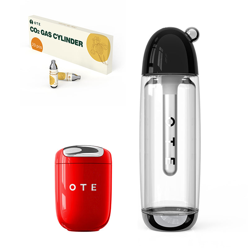 OTE Vacuum Insulated Travel Coffee Mug, Double-wall Stainless Steel Travel Tumbler With Drinking Lid, 12.31oz/7.74oz (350/220ml)