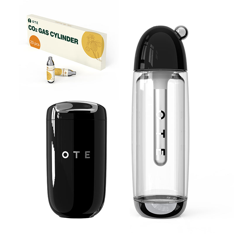 OTE Vacuum Insulated Travel Coffee Mug, Double-wall Stainless Steel Travel Tumbler With Drinking Lid, 12.31oz/7.74oz (350/220ml)