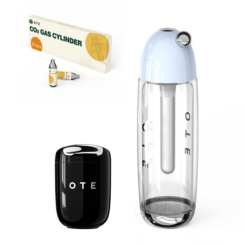 OTE Vacuum Insulated Travel Coffee Mug, Double-wall Stainless Steel Travel Tumbler With Drinking Lid, 12.31oz/7.74oz (350/220ml)